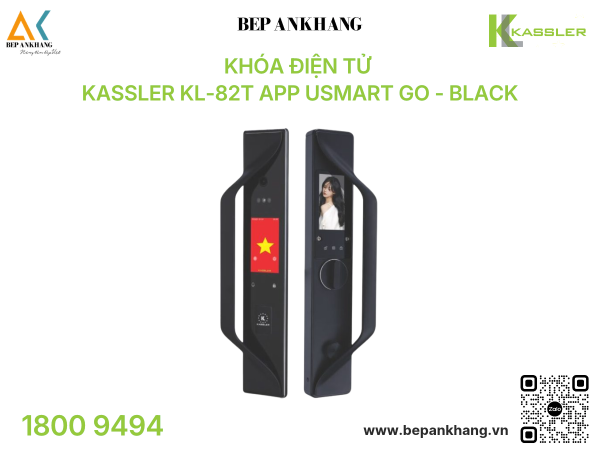 Khóa điện tử Kassler KL-82T App Usmart Go - BLACK